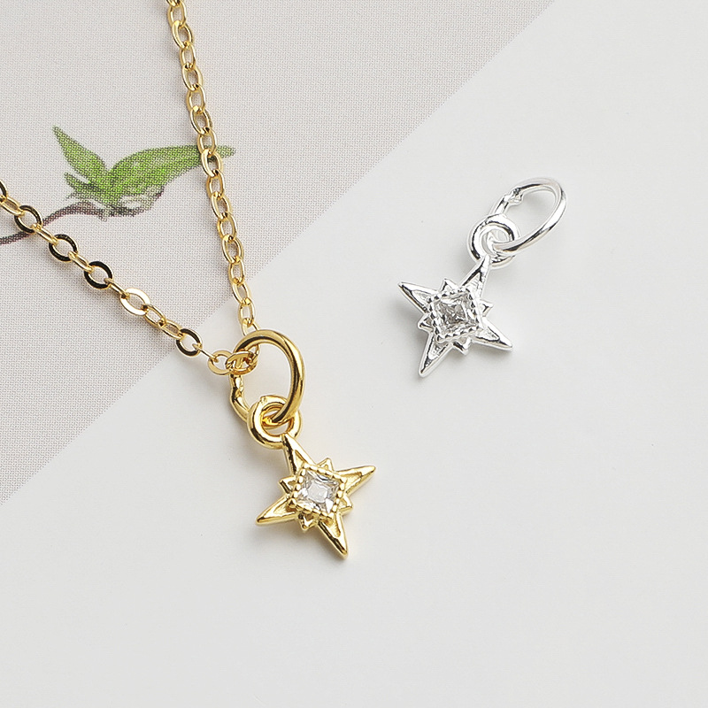 Jewelry Making In La - Pingente Quadrado Estrela do Norte em