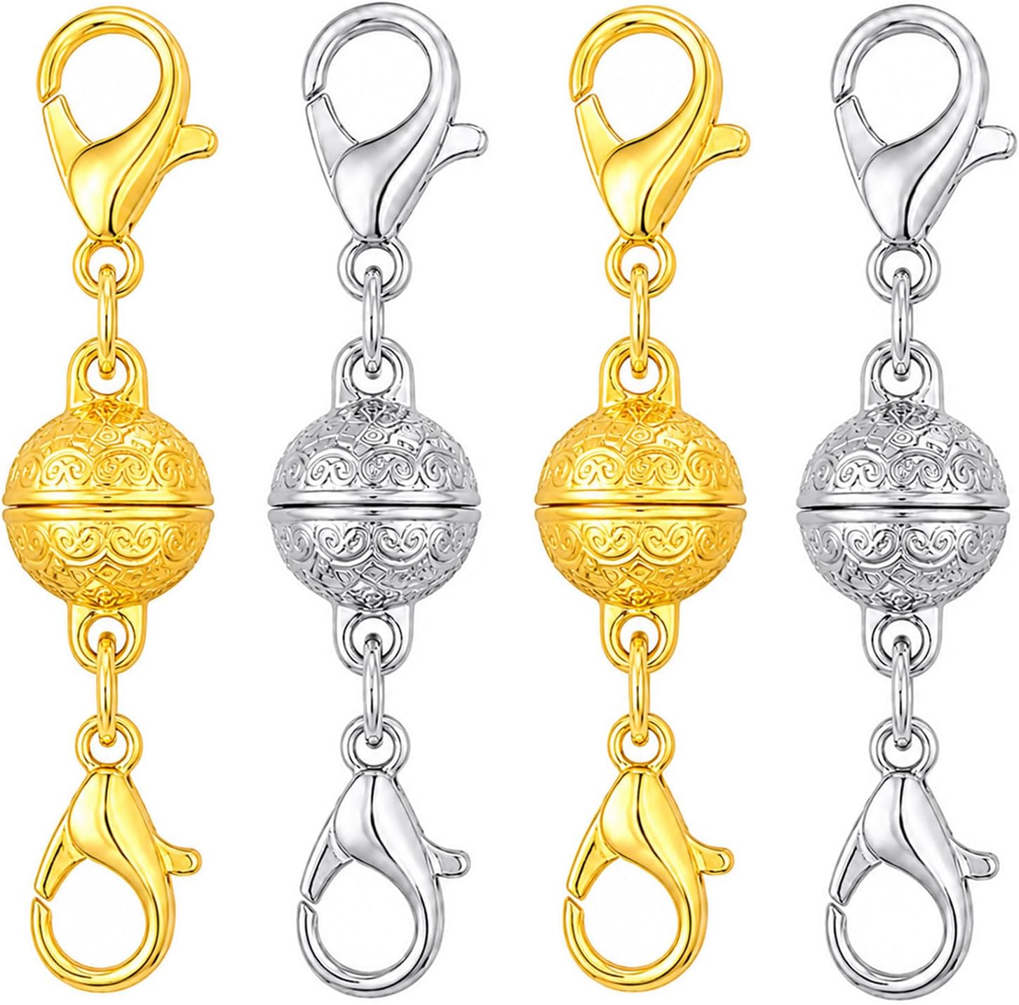Lobster Clasp Silver - Fecho magnético para colar com fecho
