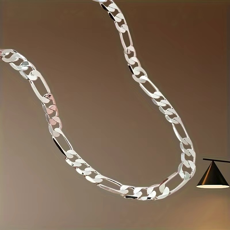 Colar Masculino de Prata Ester - Lobster Clasp Silver avaliação e preço