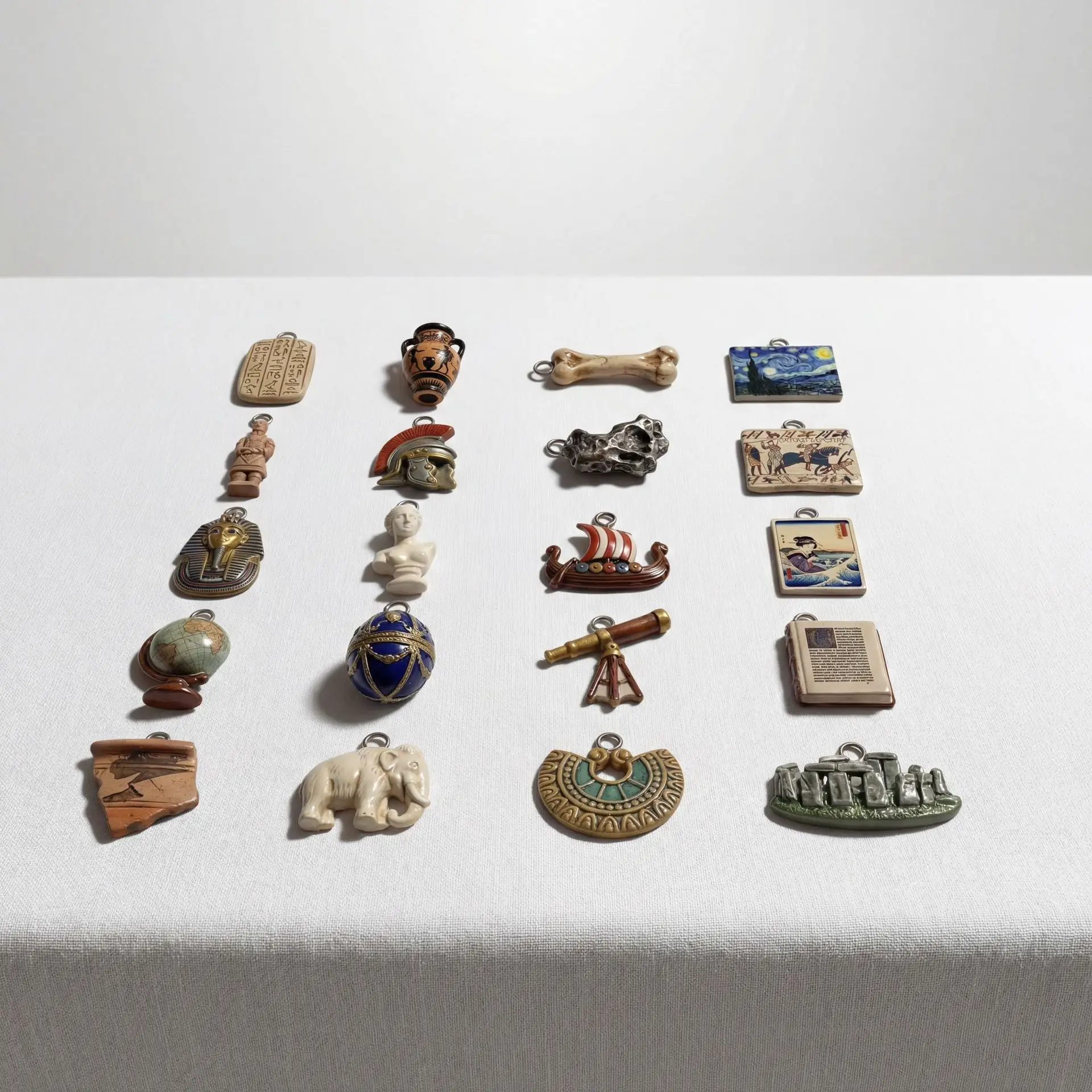 Miniaturas de figuras históric - Jewelry Making History avaliação e preço